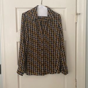 L’Agence Silk Blouse size L